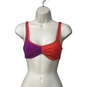 L*Space Cardi Bikini Top - Berry-Pimento - Pink, Sz. XS